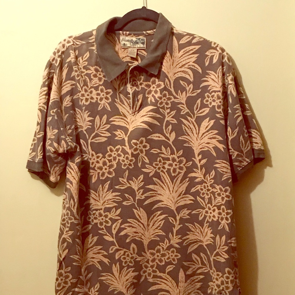 Green and Tan Hawaiian Jack Short Sleeve Tee